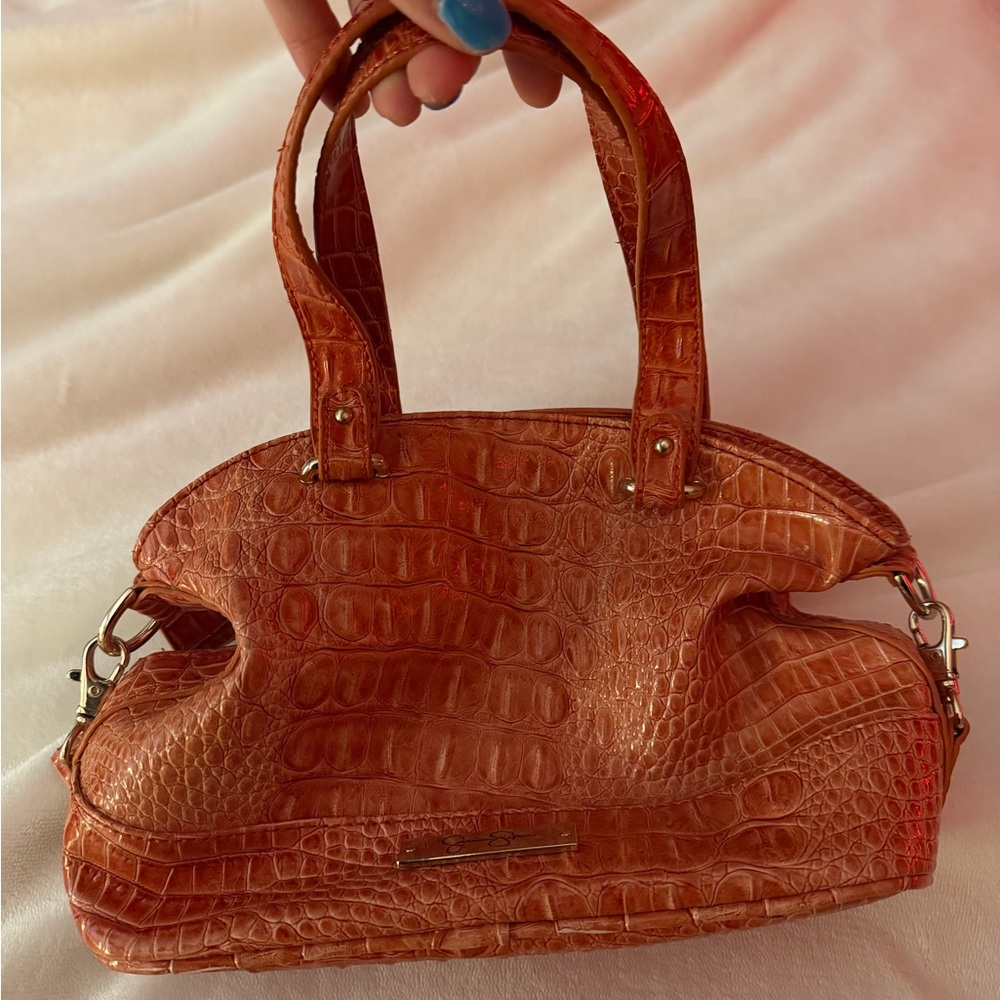 Orange Jessica Simpson purse